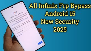 All Infinix Android 15 Frp Bypass 2025