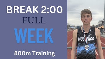 SUB 2 Minute 800m Runners Training Week!