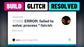 Fix Docker Build Failed Exec bin sh Such File Directory