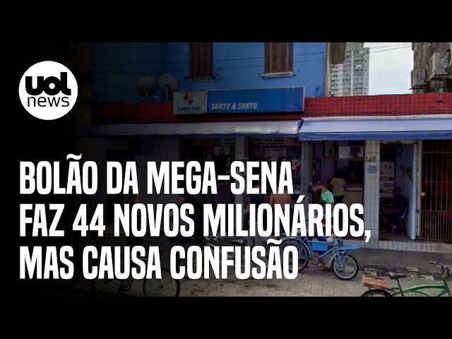 Mega-Sena deixa 44 novos milionários em SP e revolta quem ficou fora de  bolão de empresa: 'choram sem parar', diz apostador, Santos e Região