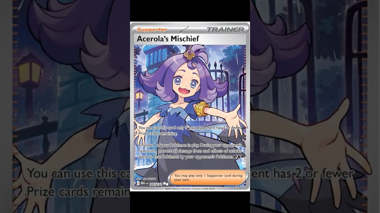 Acerola Card In Real Life | Mega Evolution