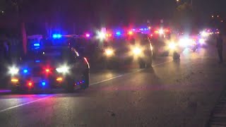 Watch replay, procession for 1st responders