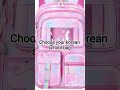 choose your korean school bag