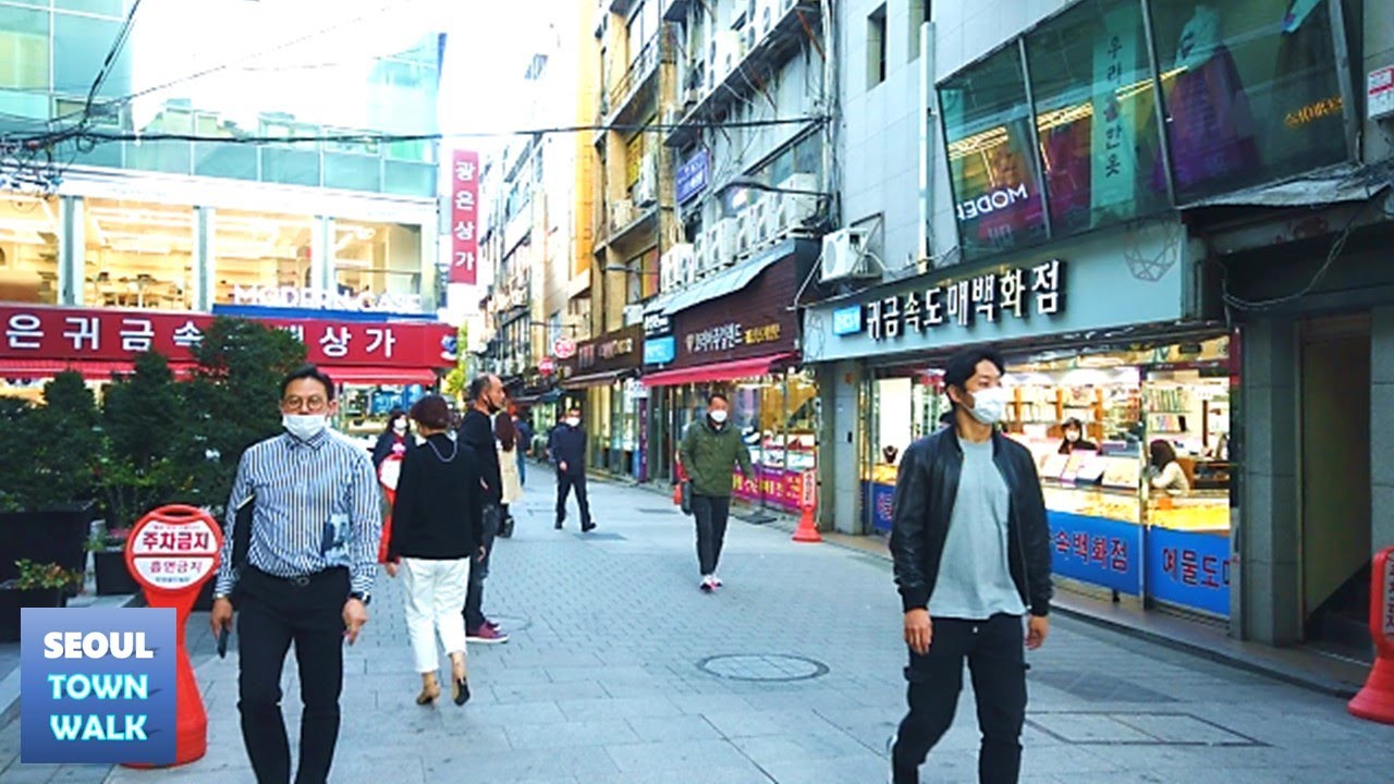 【4K】 18-14. Seoul, Jongno Jewelry Street Walking Tour, Korea [Jongno-gu ...