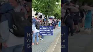 Fans line up HOURS ahead of Yankees game for George Costanza bobblehead