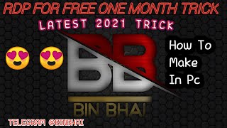 How to make RDP for free Latest 2021 Trick|Without Cridit Card using PC |VPS Trick|BinBhai screenshot 3