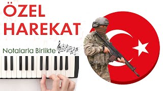 Özel Harekat Şarkısı Melodika Notaları - Ses Veriyorum Özel Harekat Şarkısı Melodika Notaları - Ses Veriyorum