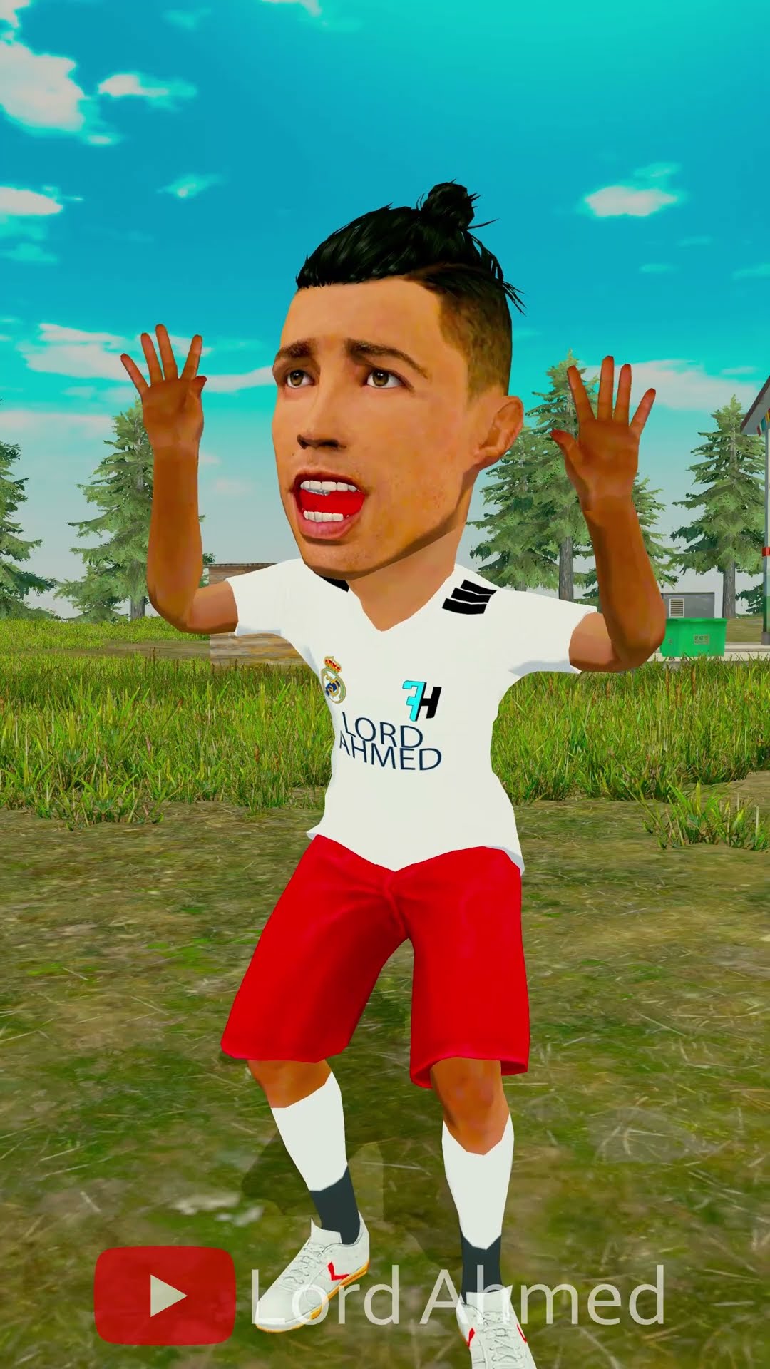Ronaldo Unseen Path ?? 3D animation #shorts
