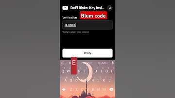 Blum code..DeFi Risks: Key Insights+250 BP #shorts #foryou #funny