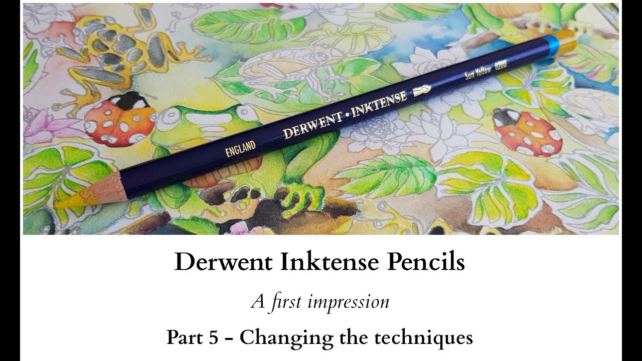 Derwent Inktense Pencils - A first impression - Part 5 