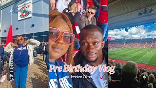 My husband's Pre Birthday Vlog | GRWM, Southampton Live Match, Trip to IKEA #birthdayvlog #ukvlog