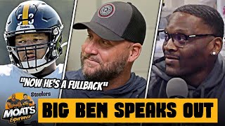 Ben Roethlisberger Reacts To Kendrick Green Moving To Fullback For The Pittsburgh Steelers