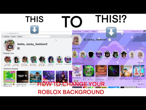 How To Change Your Roblox Background Youtube - how to change the background on roblox pc