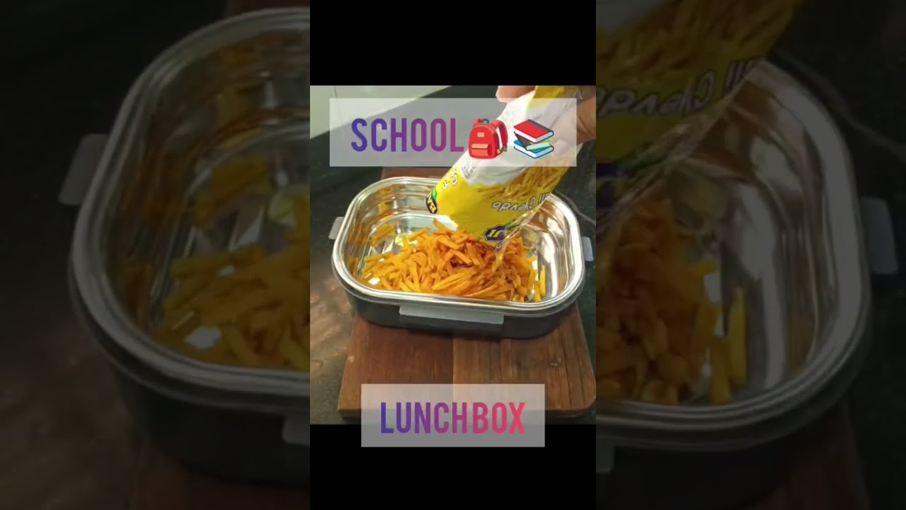 Today Wednesday I Pecked Food My Lunchbox For 8 Year Old Shortvideo