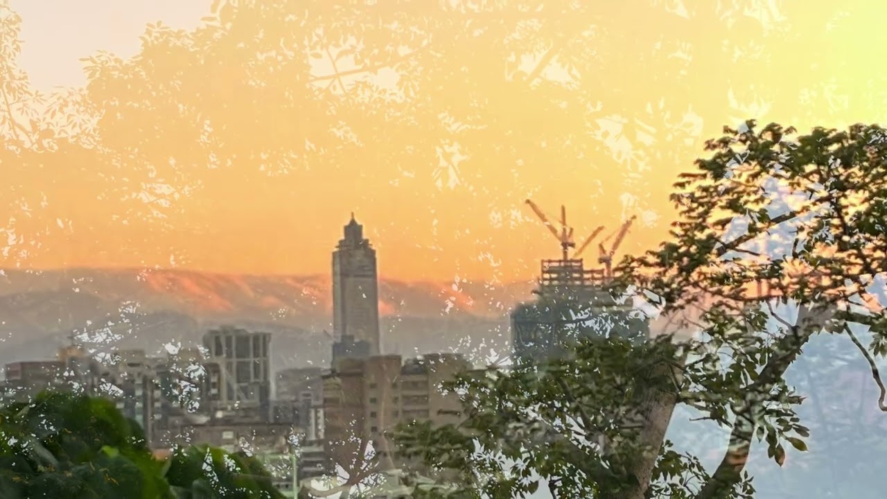 圓山後山黃昏美景