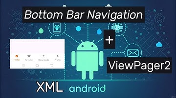 Android ViewPager2 with Custom Bottom Navigation | Kotlin Xml