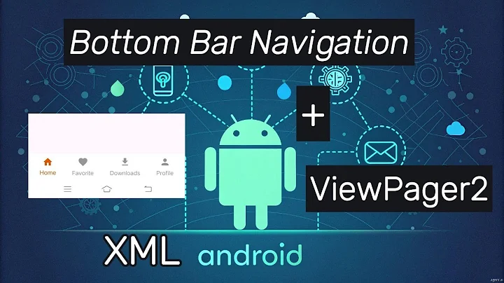 Android ViewPager2 with Custom Bottom Navigation | Kotlin Xml