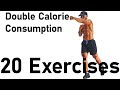 Double consommation de calories en peu de temps 20 minutes dexercice arobique