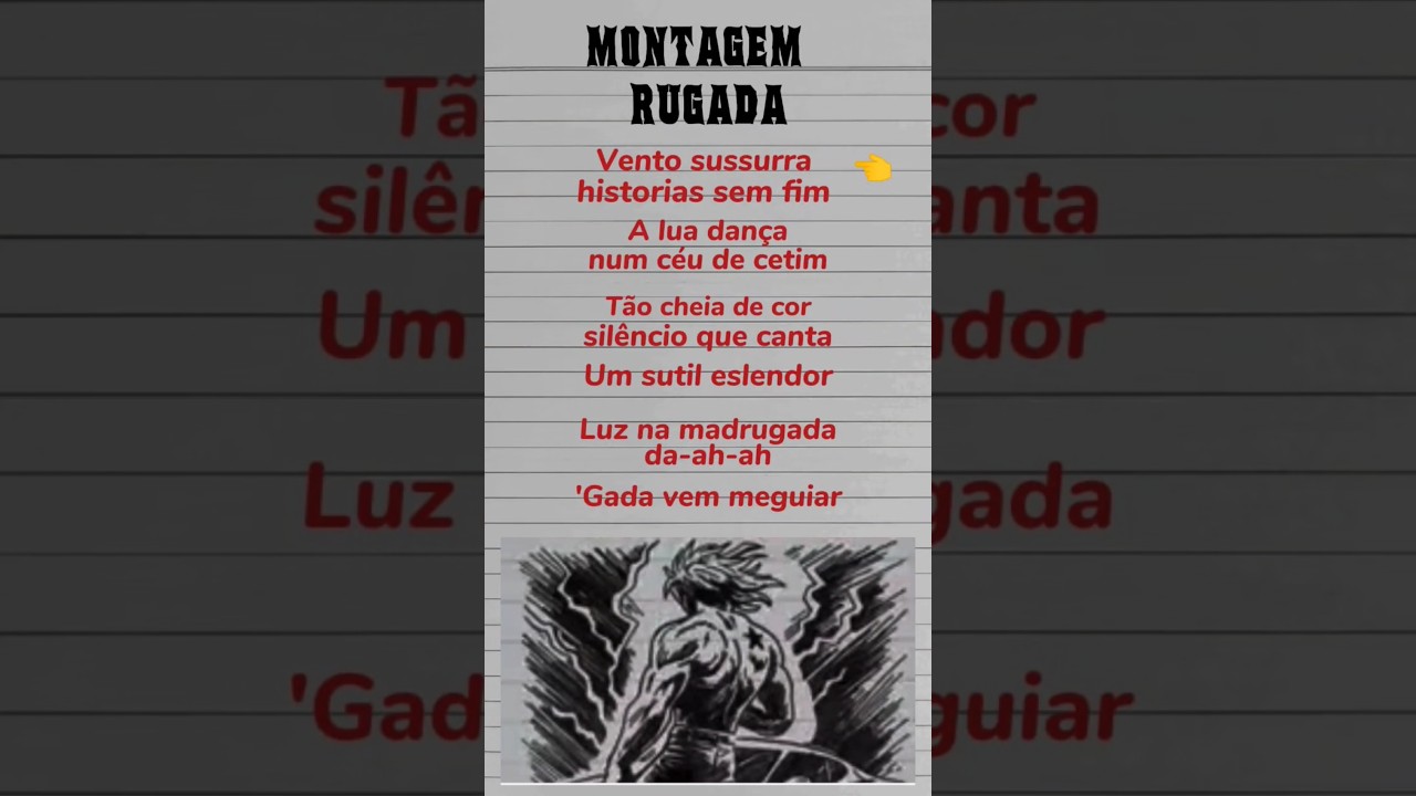 MONTAGEM RUGADA lyrics | phonk lyrics | 