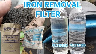 #waterfilter #deepwellfilter IRON REMOVAL FILTER