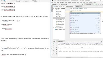 24. Python - File Handling - Append Data to a File