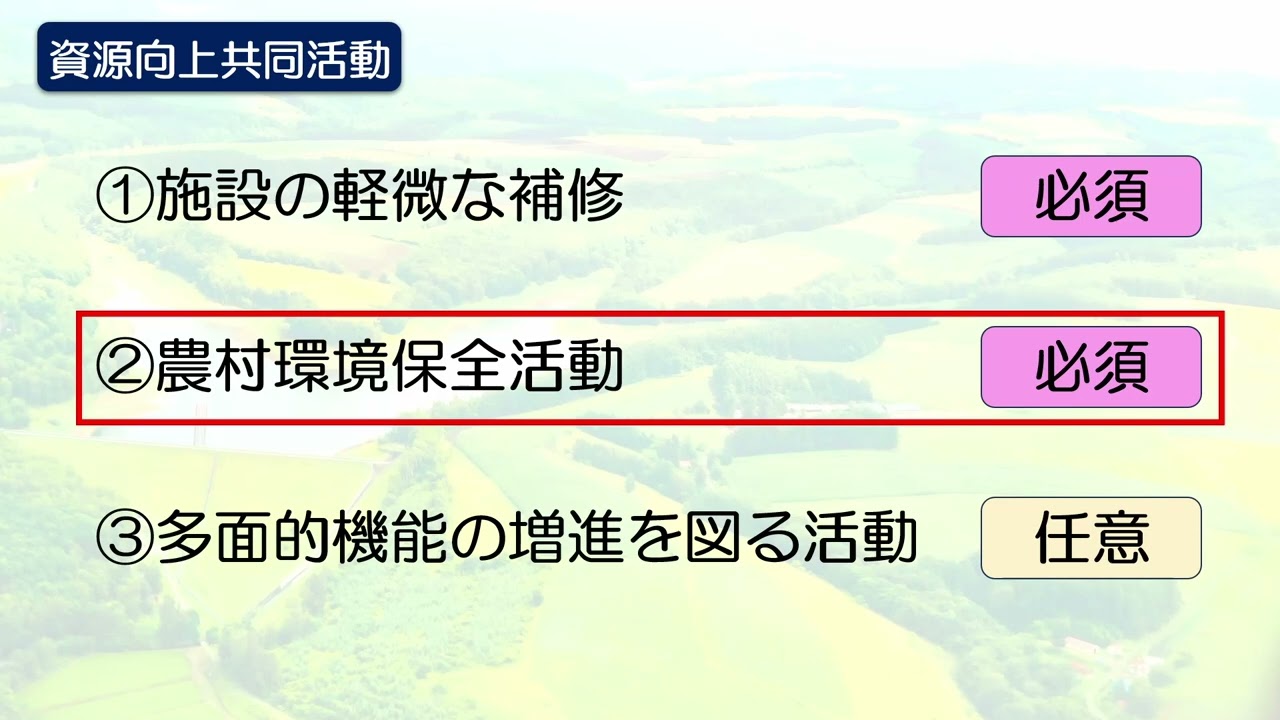 多面的機能支払交付金：農林水産省