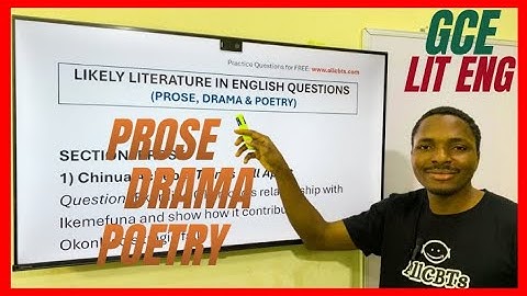 Top GCE 2025 Literature in English Questions  – Prose, Poetry, Drama Paper 2