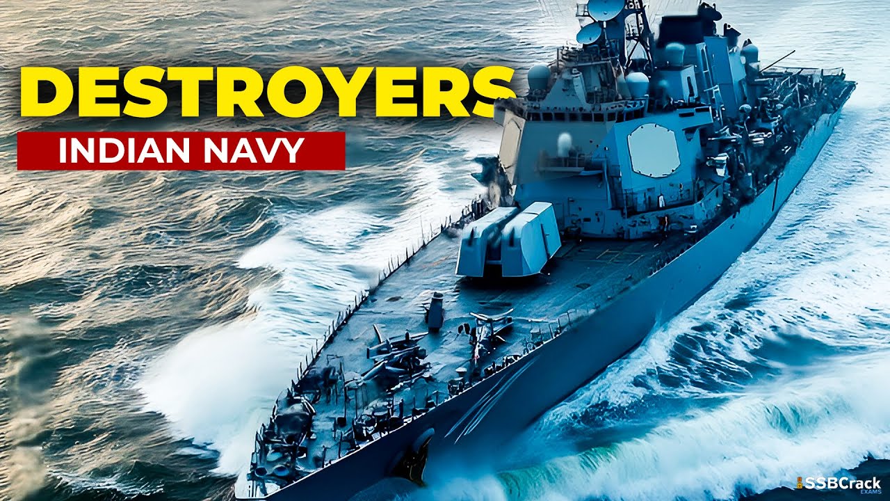 Complete List of Indian Navy Destroyers