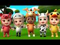 Learn Farm Animals with Old MacDonald 🐄🐔 | Kids Animal Song | Rosoo Nursery Rhymes &amp; Kids Songs