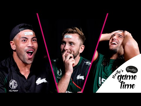Hame, Keaon and Hosty play Celebrity Heads | Darrell Lea Hosty's Game Time