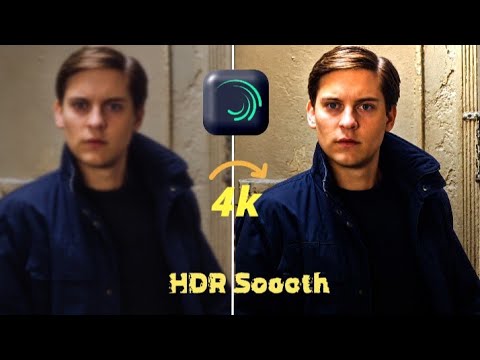 Alight Motion 4K CC Sharpen Quality Video Editing / Low Quality Video To High Quality Video Tutorial
