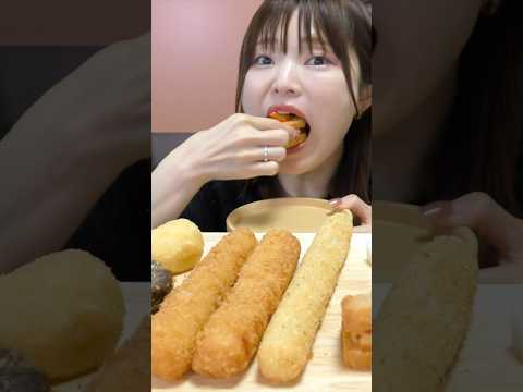 【<strong>ASMR</strong>】韓国在住の私が激推しするチキン屋のサイドメニュー。食べて美味しさ伝われ。（<strong>bbq</strong>）