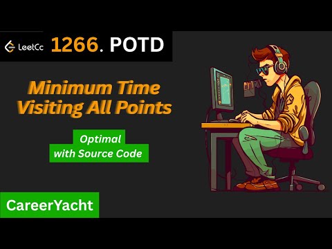🔥 LeetCode POTD 1266 – Minimum Time Visiting All The Point
