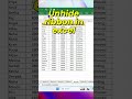 How to Unhide Ribbon in Excel (Quick Fix) ⚡ #ExcelShorts #shorts #excel #exceltips #exceltricks