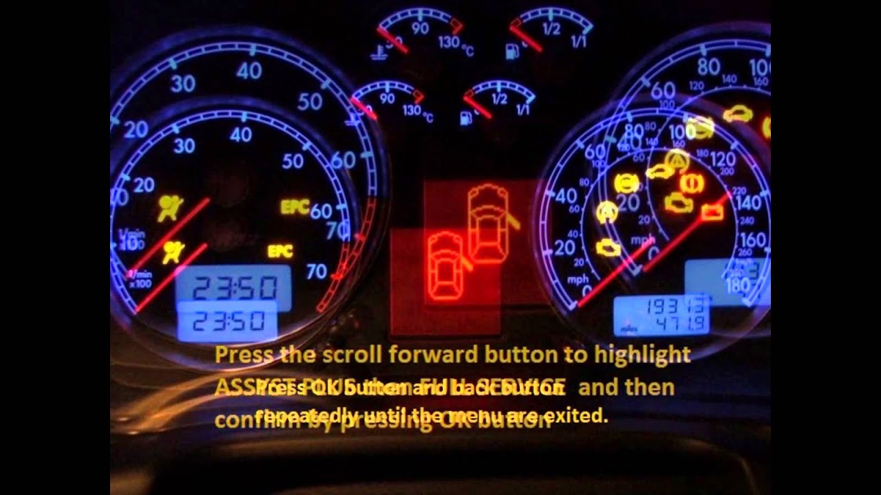 Lincoln MKZ Hybrid 2011-2012 - how to reset service light indicator