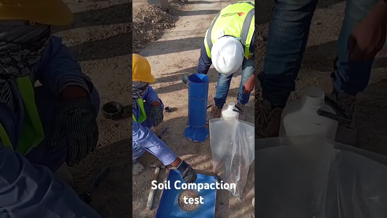 The soil compaction test is a method used to determine the optimal moisture content