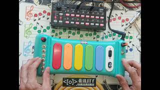 Circuit Bent Xylophone/beat Sequence by Psychiceyeclix #noise #circuitbent #xylophone #beats #glitch