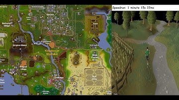 Runescape speedrun: lumbridge to varrock 1M15S22MS [WR]