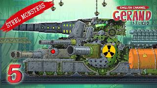 12-5 Atomic Threat Vostok-1 Repair Under Karl-44S Fire - Cartoons About Tanks