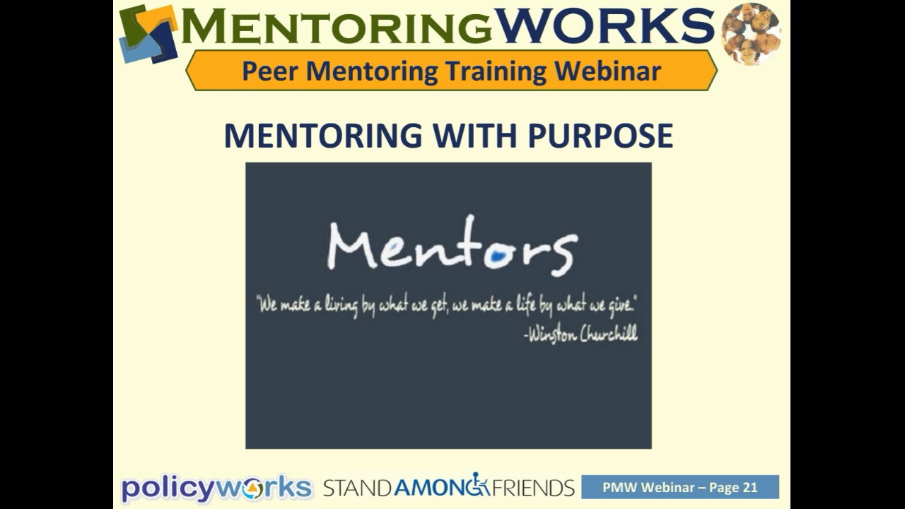 Alaska Peer Mentoring Training Webinar Part 1