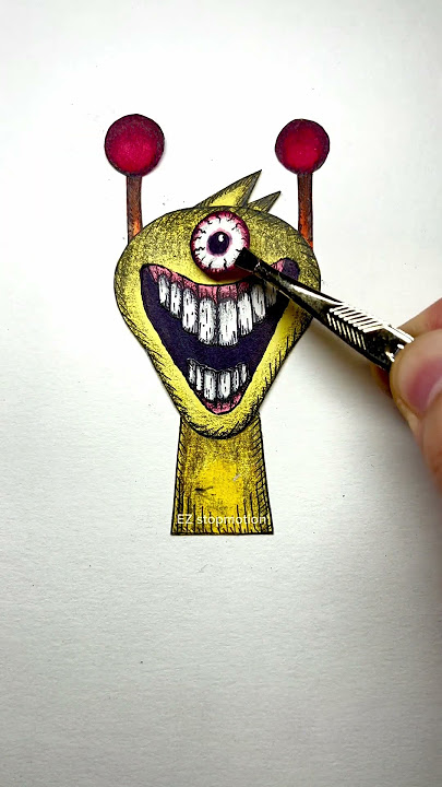 Simon phase 11 12 transformation #stopmotion #drawing #sprunki #incredibox #animation