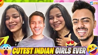 Cutest Indian Girls Ever 🥰 | Funny Omegle Video | Vikas Reacts