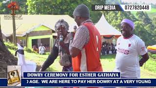 WARIGIA AND WANDAHUHU GUTHEKIA ANDU MUNO DURING DOWRY CEREMONY FOR ESTHER GATHAIYA