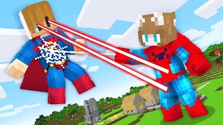 Minecraft MOB BATTLE - Spawning Random Eggs and SUPERHEROES (TAGALOG)