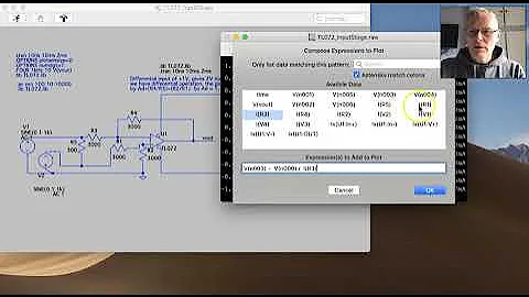 LTSpice Differential Amplifier Part 3 - Input Impedance