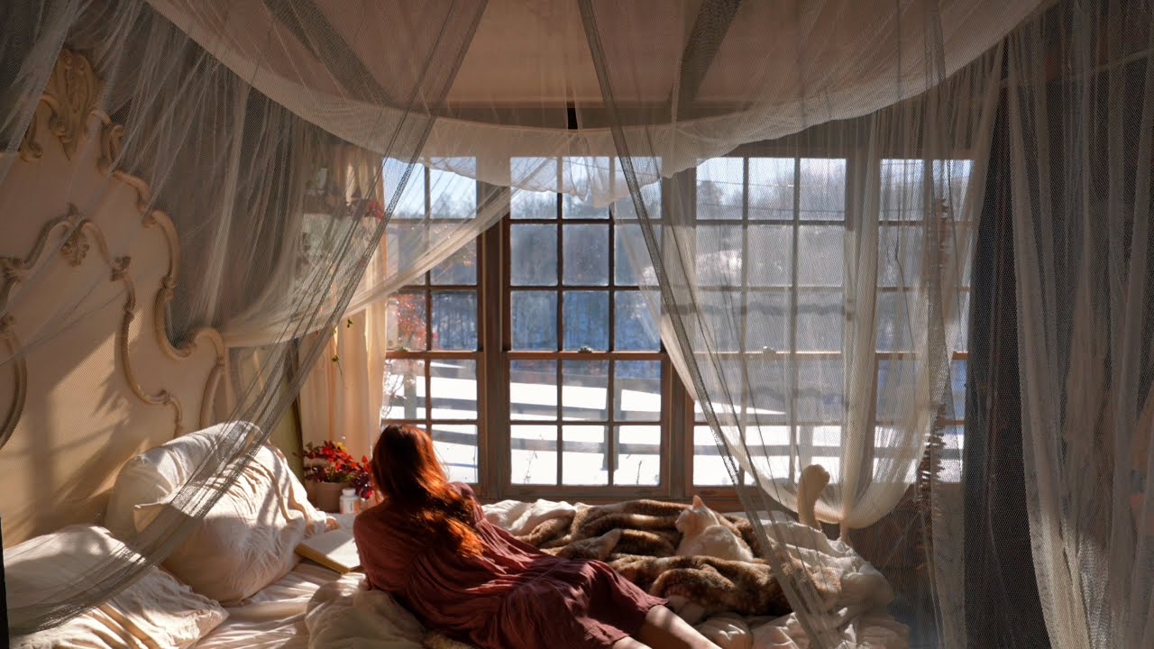 Witchy winter vlog | Snowed in at the cottage | Rituals for Imbolc❄️✨