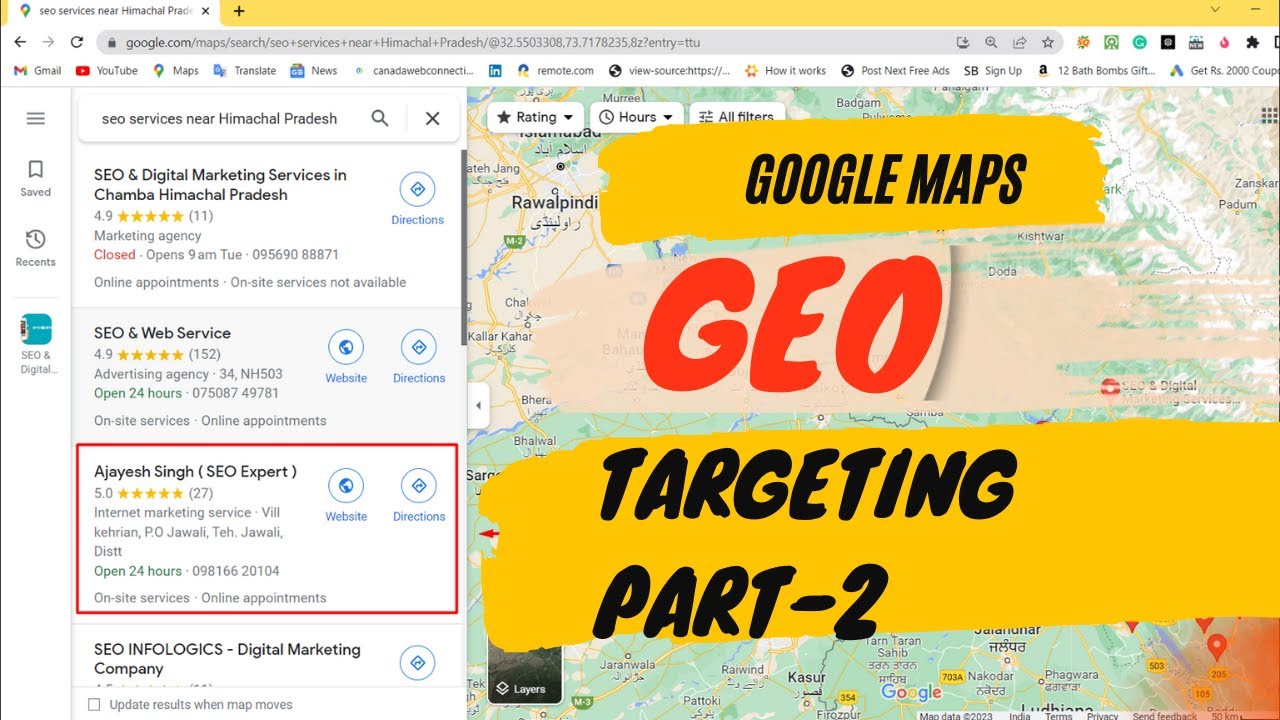 Google Maps GEO Targeting Tutorial | Mastering Location-based Marketing Part-2