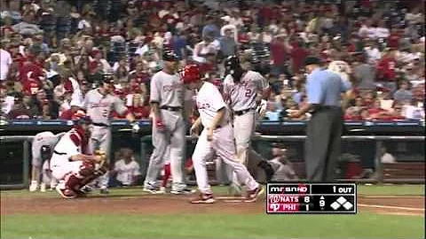 Bernadina's three-run shot