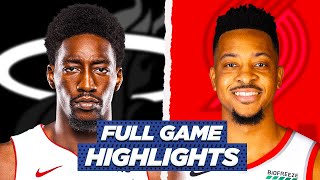 HEAT vs TRAIL BLAZERS FULL GAME HIGHLIGHTS | 2021 NBA Season