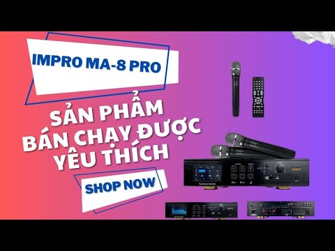 ImPro MA-8 Pro: Máy Vang số 5 in 1 Karaoke Mixer, Amplifier, Equalizer ...